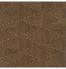 Обои Marburg Travertino 33061 Винил на флизелине (1,06x10,05) Коричневый, Геометрия/Ромб/Под дерево