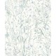 Обои Grandeco Universe 4 UR 3329 Винил на флизелине (1,06x10,05) Бирюзовый/Зеленый/Голубой, Цветы/Листья
