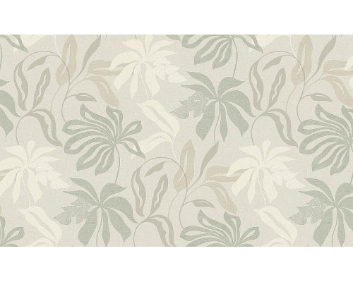 Обои Grandeco Universe 4 UR 3405 Винил на флизелине (1,06x10,05) Бежевый/Зеленый/Коричневый, Листья/Рогожка