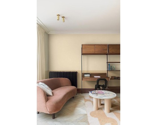 Обои Grandeco Atmosphere AT1001 Винил на флизелине (0,53x10,05) Бежевый, Рогожка