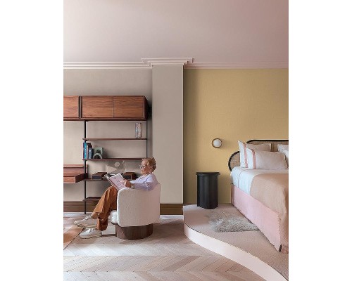 Обои Grandeco Atmosphere AT1003 Винил на флизелине (0,53x10,05) Бежевый, Рогожка