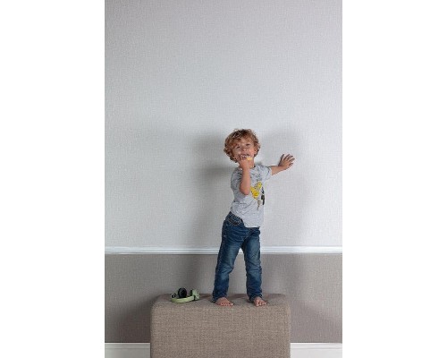 Обои Grandeco Atmosphere AT1011 Винил на флизелине (0,53x10,05) Серый, Рогожка