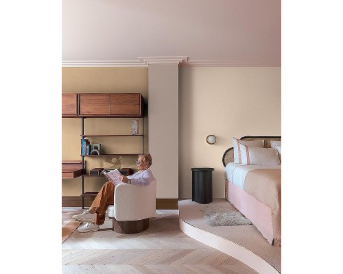 Обои Grandeco Atmosphere AT1016 Винил на флизелине (0,53x10,05) Бежевый, Рогожка