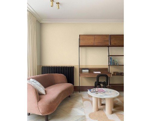 Обои Grandeco Atmosphere AT1017 Винил на флизелине (0,53x10,05) Бежевый, Рогожка