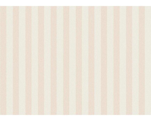 Обои Grandeco Atmosphere AT4018 Винил на флизелине (0,53x10,05) Розовый/Бежевый, Полоса/Рогожка