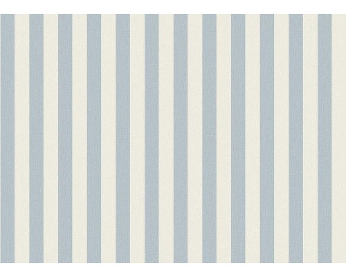 Обои Grandeco Atmosphere AT4023 Винил на флизелине (0,53x10,05) Голубой/Бежевый, Полоса/Рогожка