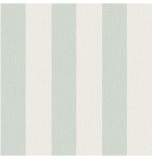 Обои Grandeco Atmosphere AT4028 Винил на флизелине (0,53x10,05) Бирюзовый/Бежевый, Полоса/Рогожка