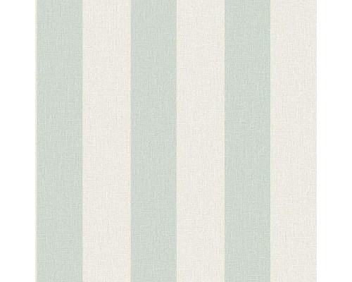 Обои Grandeco Atmosphere AT4028 Винил на флизелине (0,53x10,05) Бирюзовый/Бежевый, Полоса/Рогожка