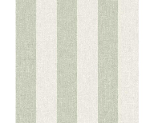Обои Grandeco Atmosphere AT4032 Винил на флизелине (0,53x10,05) Зеленый/Бежевый, Полоса/Рогожка