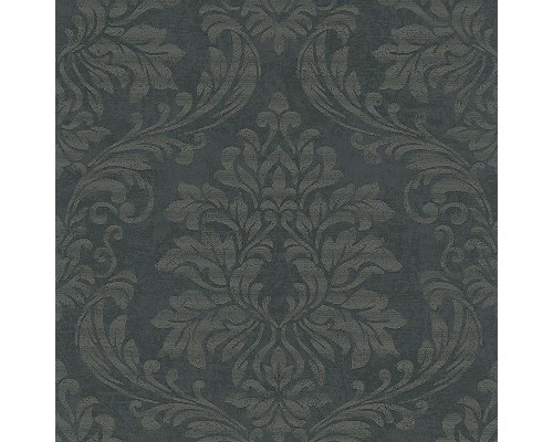 Обои Marburg Memoria 30353 Винил на флизелине (1,06x10,05) Черный/Бронзовый, Дамаск