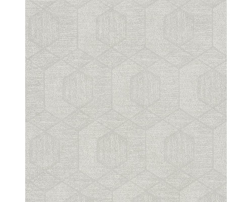 Обои Marburg Memoria 30355 Винил на флизелине (1,06x10,05) Бежевый/Серый/Серебряный, Геометрия/Штукатурка