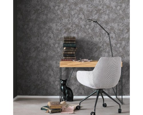 Обои Marburg Memoria 30368 Винил на флизелине (1,06x10,05) Серый/Серебряный/Бежевый, Штукатурка