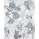 Панно Marburg Memoria 34303 Винил на флизелине (2,12x2,7) Серый/Зеленый/Синий, Листья/Цветы