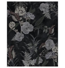 Панно Marburg Memoria 34304 Винил на флизелине (2,12x2,7) Черный/Серый/Зеленый, Листья/Цветы