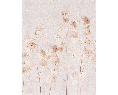 Панно Marburg Memoria 34305 Винил на флизелине (2,12x2,7) Бежевый/Розовый/Оранжевый, Листья/Цветы