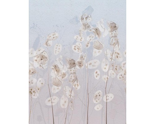 Панно Marburg Memoria 34306 Винил на флизелине (2,12x2,7) Голубой/Бежевый/Розовый, Листья/Цветы