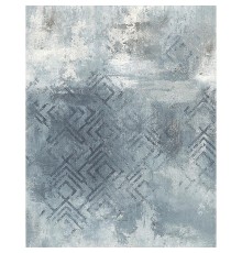 Панно Marburg Memoria 34311 Винил на флизелине (2,12x2,7) Серый/Бирюзовый, Геометрия/Штукатурка
