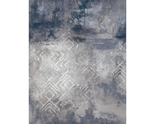 Панно Marburg Memoria 34312 Винил на флизелине (2,12x2,7) Бежевый/Бирюзовый/Серый, Геометрия/Штукатурка