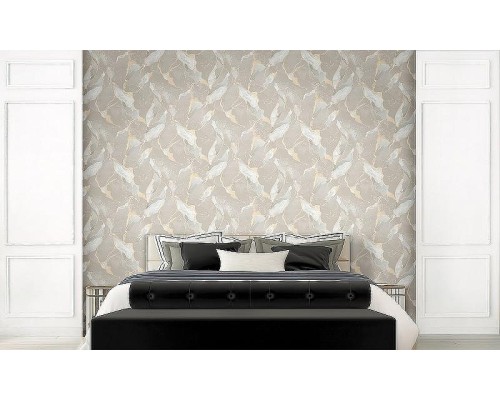 Обои Fipar Gold R 23608 Винил на флизелине (1,06x10,05) Бежевый/Серый/Серебряный, Мрамор