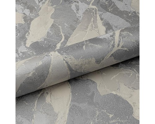 Обои Fipar Gold R 23609 Винил на флизелине (1,06x10,05) Серый/Серебряный, Мрамор