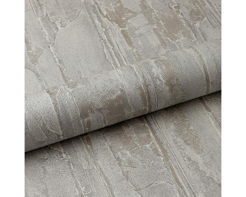 Обои Fipar Gold R 23610 Винил на флизелине (1,06x10,05) Серый/Бежевый, Полоса/Штукатурка