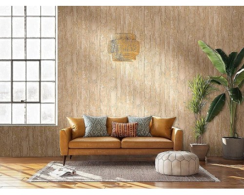 Обои Fipar Gold R 23614 Винил на флизелине (1,06x10,05) Бежевый, Полоса/Штукатурка