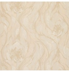 Обои Fipar Gold R 23619 Винил на флизелине (1,06x10,05) Бежевый/Золото, Мрамор/Цветы