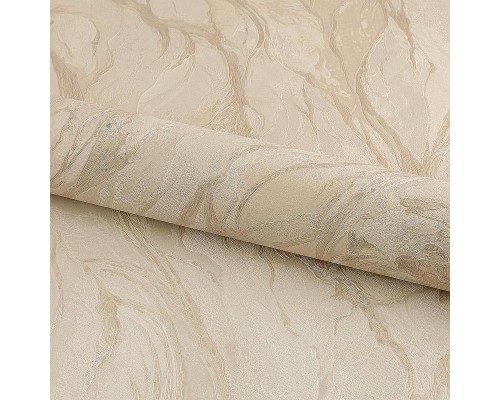 Обои Fipar Gold R 23619 Винил на флизелине (1,06x10,05) Бежевый/Золото, Мрамор/Цветы