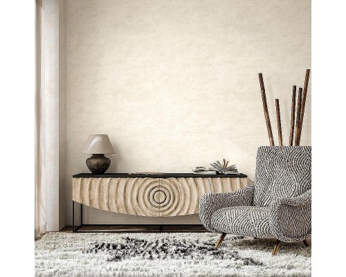 Обои Fipar Gold R 23636 Винил на флизелине (1,06x10,05) Бежевый/Серебряный, Штукатурка