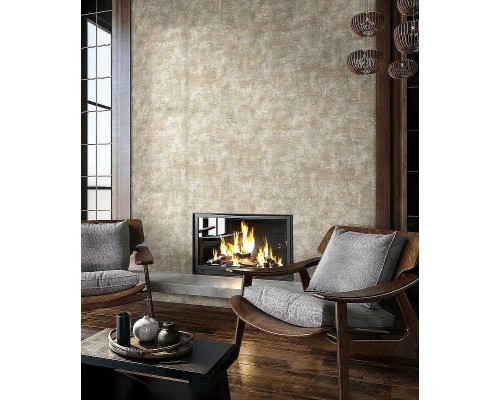 Обои Fipar Gold R 23641 Винил на флизелине (1,06x10,05) Серый/Серебряный/Золото, Штукатурка