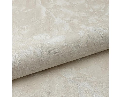 Обои Fipar Gold R 23646 Винил на флизелине (1,06x10,05) Белый/Серебряный, Абстракция/Цветы/Штукатурка