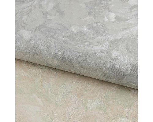 Обои Fipar Gold R 23650 Винил на флизелине (1,06x10,05) Серый/Серебряный, Абстракция/Цветы/Штукатурка