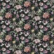 Обои Marburg Flora 47460 Винил на флизелине (0,53x10,05) Черный/Розовый/Зеленый, Листья/Цветы