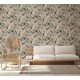 Обои Marburg Flora 47466 Винил на флизелине (0,53x10,05) Серый/Белый/Розовый, Цветы