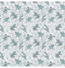 Обои Marburg Flora 47451 Винил на флизелине (0,53x10,05) Серый/Голубой/Синий, Листья/Абстракция