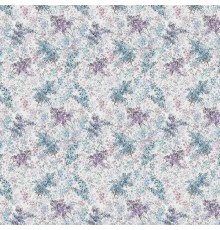 Обои Marburg Flora 47450 Винил на флизелине (0,53x10,05) Фиолетовый/Синий/Розовый, Листья/Абстракция