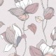 Обои Marburg Flora 47474 Винил на флизелине (0,53x10,05) Бежевый/Розовый, Цветы/Листья