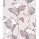 Обои Marburg Flora 47474 Винил на флизелине (0,53x10,05) Бежевый/Розовый, Цветы/Листья