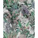 Обои Marburg Flora 47477 Винил на флизелине (0,53x10,05) Синий/Фиолетовый/Серый/Зеленый, Цветы/Листья/Штукатурка