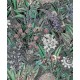 Обои Marburg Flora 47475 Винил на флизелине (0,53x10,05) Черный/Фиолетовый/Серый/Зеленый, Цветы/Листья/Штукатурка