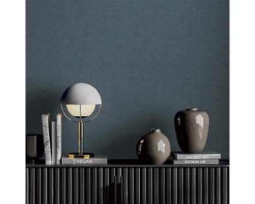 Обои Marburg Structure 30069 Винил на флизелине (1,06x10,05) Серый/Бирюзовый, Геометрия