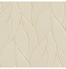 Обои Zambaiti Parati Trussardi VII 18904 Винил на флизелине (0,7x10,05) Бежевый, Абстракция/Листья