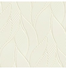 Обои Zambaiti Parati Trussardi VII 18906 Винил на флизелине (0,7x10,05) Белый, Абстракция/Листья