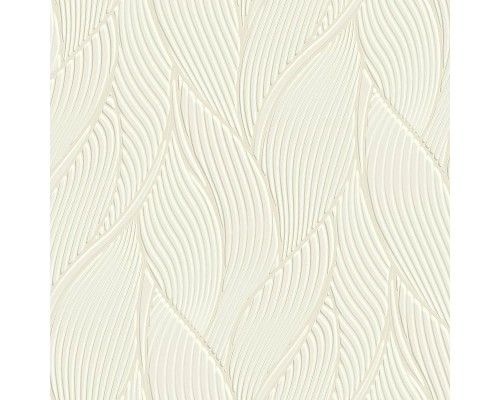 Обои Zambaiti Parati Trussardi VII 18906 Винил на флизелине (0,7x10,05) Белый, Абстракция/Листья