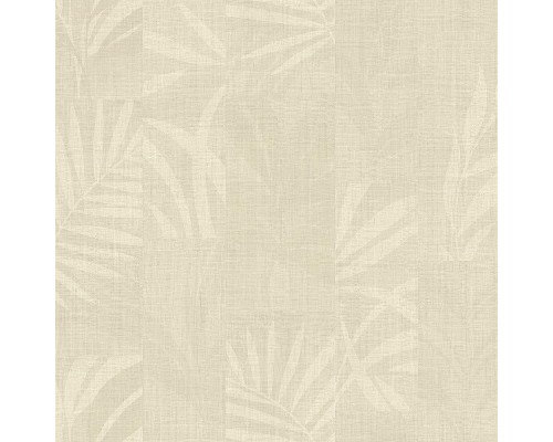 Обои Zambaiti Parati Trussardi VII 18915 Винил на флизелине (0,7x10,05) Бежевый, Геометрия/Листья/Рогожка