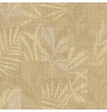 Обои Zambaiti Parati Trussardi VII 18922 Винил на флизелине (0,7x10,05) Бежевый/Коричневый, Геометрия/Листья/Рогожка
