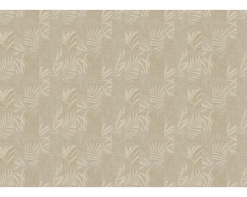 Обои Zambaiti Parati Trussardi VII 18924 Винил на флизелине (0,7x10,05) Серый/Бежевый, Геометрия/Листья/Рогожка