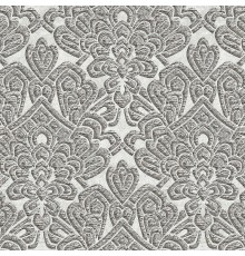 Обои Zambaiti Parati Trussardi VII 18925 Винил на флизелине (0,7x10,05) Серый, Дамаск