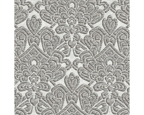 Обои Zambaiti Parati Trussardi VII 18925 Винил на флизелине (0,7x10,05) Серый, Дамаск