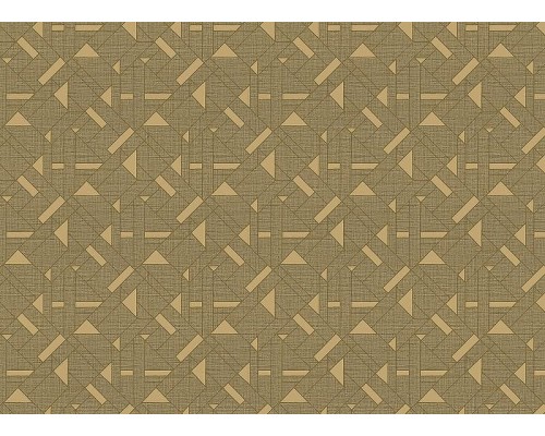 Обои Zambaiti Parati Trussardi VII 18941 Винил на флизелине (0,7x10,05) Коричневый/Золото, Абстракция/Геометрия